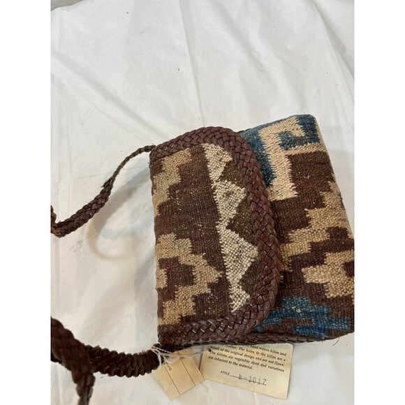 L. J. Simone Kilim wool Aztec SouthwesternTapestry  Purse new - Picture 12 of 15